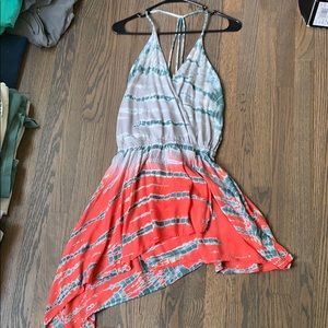 Young, fabulous, and broke tie die dress
